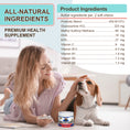 Load image into Gallery viewer, ColEaze Multivitamin Dog Supplement with Glucosamine, Probiotics, Fish Oil - Supports Joint Health, Allergy Relief and Digestive Function
